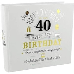 Signography 40th Birthday Photo Album 4x6 (FL29940)