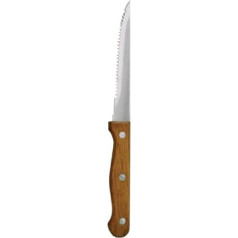Olympia C136 Steak-Messer, Holzgriff, Braun, 12 Stück