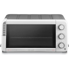 DELONGHI EO12512.WG Sfornatutto Mini 1400 W 12 Litre Plastic White/Black