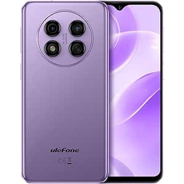 Ulefone Note 15 3G Smartphone without Contract, 3 Card Slot, Quad Core 5GB + 32GB, Dual SIM Android 12 Mobile Phone, 6.22 Inch HD+, 8MP + 5MP Camera, 4000 mAh Battery, Face Unlock GPS Purple