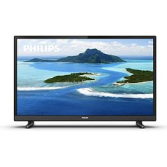 Philips 24PHS5507/12 60 cm (24 Inch) TV (HD, Triple Tuner, HDMI, USB, CI+, Matte Black) [Model Year 2022]