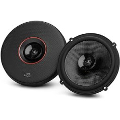 JBL Club 64SQ Gen 3-165 mm Car Speaker Set by Harman Kardon in High-End Sound Quality for the Ultimate Car HiFi Upgrade: 75W-225W Max, Carbon Fibre Woofer & Incredible Y40 Ferrite Magnet