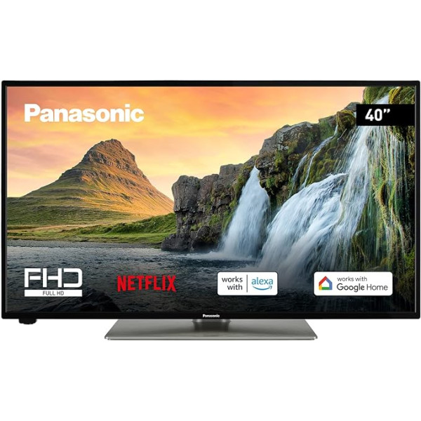 Panasonic TX-40MS360E, 40 Inch Full HD LED Smart TV, High Dynamic Range (HDR), Linux TV, Google Assistant & Amazon Alexa Support, USB Media Player, Hotel Mode, Optional Wall Mounting, Black