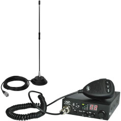 Package CB Radio Devices Escort HP 8024 ASQ + CB Antenna Extra 40 with Magnet