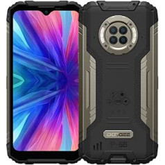 DOOGEE S96 GT IR Night Vision Outdoor Smartphone without Contract, Helio G95 8GB + 256GB, 48MP Quad Camera (32MP Front Camera), 6.22 Inch IP68 Android 12 Mobile Phone, 6350 mAh Battery (Wireless