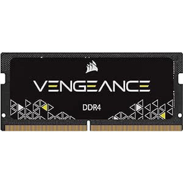 Corsair Vengeance SODIMM 8GB (1x8GB) DDR4 2666MHz CL18 Speicher für Laptop/Notebooks (Unterstützung für Intel Core i5 und i7 Prozessoren der 6. Generation) schwarz