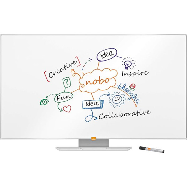 Nobo 1905293 Widescreen Whiteboard Melamine 139 cm (55