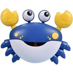 ISAKEN Bath Toy Crab Bubble Bath Toy Kids Crab Bubble Machine Bubble Machine Water Toy with Music, Crab Bubble Machine Bath Bubble Toy for Children