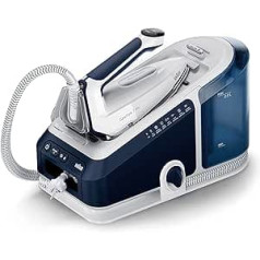 Braun CareStyle 7 Pro Steam Ironing Station IS 7282 BL - Steam Iron with FreeGlide 3D Soleplate, iCare Function, Removable 2 L Water Tank, Steam Boost 600 g/min, 2700 Watt, Blue/White