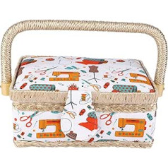 Sewing Basket Set Sewing Basket Sewing Kit Basket for Thread Scissors