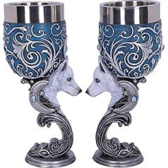 Nemesis Now B5192R0 Wild at Heart Goblets, 18.5 cm, Stainless Steel, 200 ml