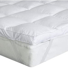 Bedecor, Ultra-Soft Mattress Topper, Microfibre Polyester Mattress Topper, Filled Mattress, Breathable