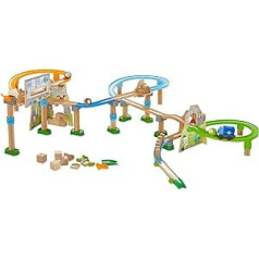 HABA 306017 Kullerbü Master Playway Mountain Adventure, First Marble Run Basic Pack from 2 Years, Colourful