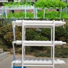 EurHomePlus 108 Plant Hydroponic Grow Hydroponics Kit Vegetable Hydroponics System 3 Layer Garden Vegetables Herbs Plants