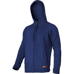 Navy blue hoodie with zipper, 