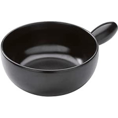 KUHN RIKON Caquelon Induction Classic Black 23 cm Clay Cheese Fondue