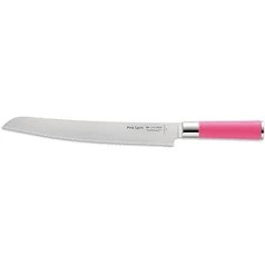 F. DICK Pink Spirit 8 1739 262-79 Bread Knife (Blade Length 26 cm, Kitchen Knife with Serrated Edge, Made of High-Alloy Stainless Steel, Laser Tested Blade, X55CrMo14 Steel, Plastic Handle)