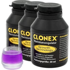 Tauro Frommpa Tauro 3 x 50 ml Set with Container for Dipping Cuttings (Root Hormone, Rooting Gel, Root Stimulator) (Clonex Pack of 3 Including Container)