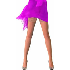 BAHNER Stützstrumpfhose Cellulite für Damen, Premium haltlose Strumpfhose, Strumpf, Strümpfe für Frauen, Figur formend, für schöne Beine, Entspannung der Beine, Shapingeffekt, blickdicht (M, Make Up)