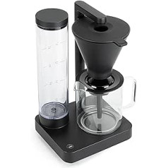 Wilfa Performance Compact Filter Coffee Machine - 1600 W - 1L Water Tank - Double-Walled Filter Holder - Adjustable Flow Speed - Keep Warm Function - Drip Stop & Auto Shut-Off (Black)