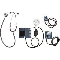 Riester 1431 Blood Pressure Monitor, Set II, Children, Infants, Newborns, 1 Tube, Latex-Free, Stethoscope, 3 Disinfect Padl Cuffs, White