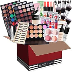 Holzsammlung Make-Up Set, Women's Make-Up Set for Face, Eyes and Lips, Makeup Sets Makeup Kit for Women Teenagers, Cosmetic Makeup Set with Eyeshadow for Women and Girls