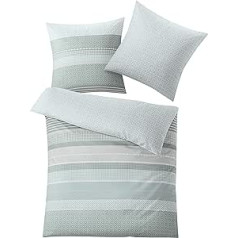 Kleine Wolke Joshua Bed Linen, Cotton, Thistle, 155 x 220 cm + 80 x 80 cm