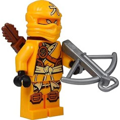 LEGO Ninjago Minifigure Skylor Female Orange Gold Ninja with Crossbow and Quiver (70746)
