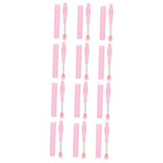 Housoutil Pack of 12 silicone lip brushes tool cosmetic lipstick brush sequins lip brush applicator abs