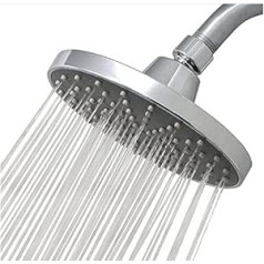 6 Inch High Pressure Rain Shower Head Chrome Sprayer Bathroom Accessories