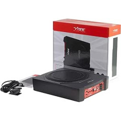 VIBE Audio SLICK 10 Inch (30 cm) Subwoofer Underseat Compact Active Bass Housing 540W Amplifier Included