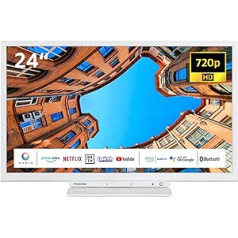 Toshiba 24WK3C64DA/2 24 Inch TV/Smart TV (HD Ready, HDR, Alexa Built-In, Triple Tuner, Bluetooth)