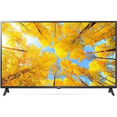 LG 43UQ75009LF 108 cm (43 Inch) UHD TV (Active HDR, 60 Hz, Smart TV) [Model Year 2022]