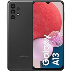 Samsung Galaxy A13 Android Smartphone, 6.6 Inch Infinity-V Display, Android 12, 4GB RAM and 64GB Internal Memory², 5000mAh3 Battery, Black