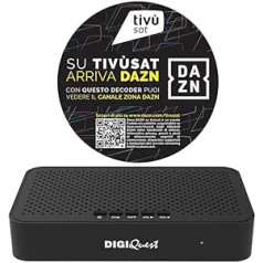Digiquest Decoder Tivùsat Classic Q10, Nero