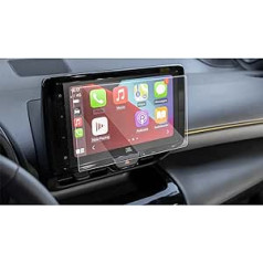 CDEFG Compatible with Toyota Yaris Cross 2021 2022 2023 Navigation Protective Film Tempered Glass 9H Scratch-Resistant Yaris Cross 2023 9 Inch GPS Screen Protector Car Navigation Film Yaris Cross 2022