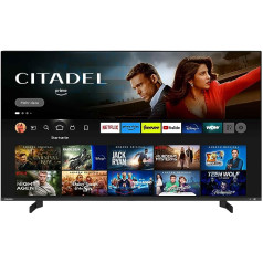 Toshiba 55QF5D63DA 55 Inch QLED TV/Fire TV (4K Ultra HD, HDR Dolby Vision, Smart TV, Triple Tuner, Alexa Built-In, Bluetooth, Sound by Onkyo) [2023], Black