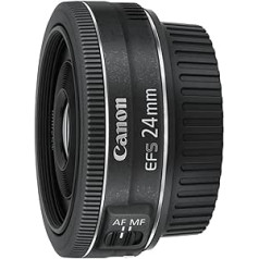 Canon EF-S 24 mm 1:2.8 STM Lens Black