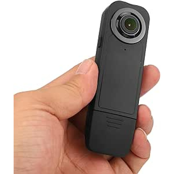 Dpofirs - Body Camera with Automatic Storage, HD 1920 x 1080P, 6 Hours Battery Life, Back Clip Camera for Law Enforcement, Supports 256 GB