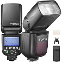 Godox TT685II-S Thinklite E-TTL Camera Flash, Speedlite GN60, 2.4G Wireless Transmission, TCM Function, HSS 1/8000s, Compatible with Sony Camera A6000 A6300 A6500 A7 A7II NEX6 A7SII A7R A7S A9