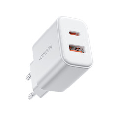 Ātrs 20 W USB-C USB-A sienas lādētājs + 1 m iPhone Lightning kabelis