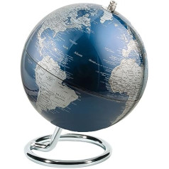 emform Galileo Blue Metal & Plastic Mini Globe, 130 x 170 mm