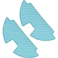 Rowenta ZR177005 Microfibre Cloth Set 2-Piece Original Replacement Part Suitable for Explorer 80 Robot Vacuum Cleaner