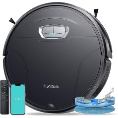 HONITURE Robot Vacuum Cleaner with Mop Function, G20 Pro Vacuum Cleaner Robot with 4500 Pa Strong Suction Power, 7.6 cm Robot Vacuum Cleaner with App Control, 180 Minutes Runtime, Ideal for Pet Hair,