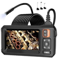 Daxiongmao Ip67 Endoscope Camera with Light, Waterproof Endoscope Camera, 1080 HD Inspection Camera, Endoscope Pipe Cleaner, Endoscope Camera Mobile Phone, 16.5 ft Pipe Cleaning Spiral, Gadgets for