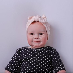 Hryeoy Reborn Baby Dolls Girls 55 cm 22 Inch Silicone Vinyl Real Baby Dolls Lifelike Newborn Girl Reborn Toddler Toy Gift