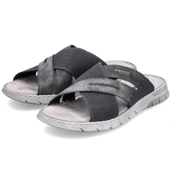 Ērtas Rieker M RKR581 flip-flops pelēks / 41