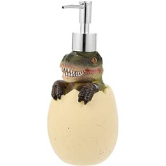 Alipis Dinosaur Soap Dispenser, 560ml, Cute Animal Lotion Pump Bottle for Kids, Eggshell Shower Gel Dispenser, Leak-Proof Liquid Hand Soap Dispenser for Bathroom, Kitchen, Toilet (1)