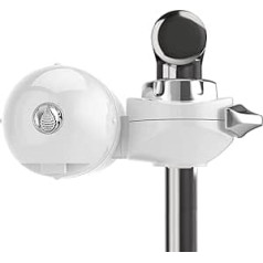 Invigorated Water pH PURIFY Multistage Tap Filter Alkaline Water - Filters Fluoride, Chlorine and More - Increases pH and Redox Potential - Compatible with Most Faucets - White