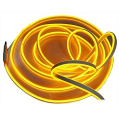 Gartenpirat Neon Light Tube, Length 9 m, 1080 LED, Yellow, IP44 for Outdoor Use